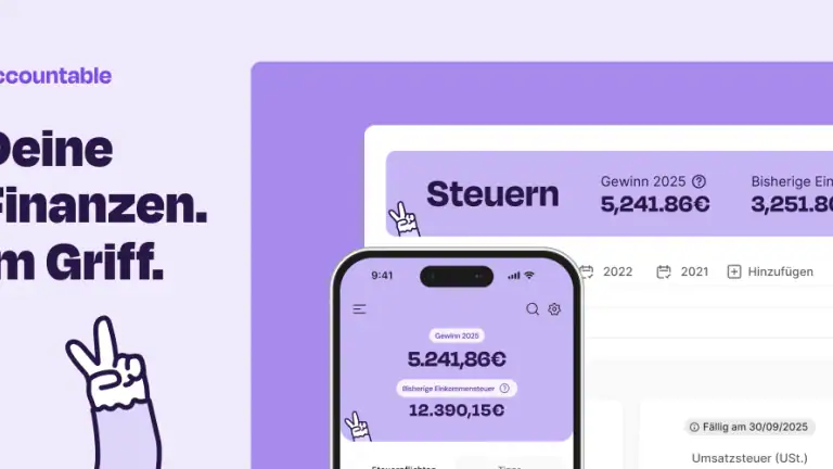 Accountable für Selbständige header
