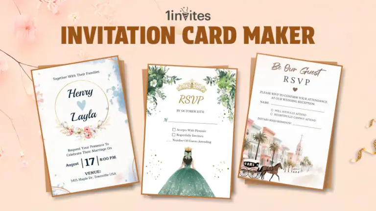 Invitation Maker & Event RSVP header