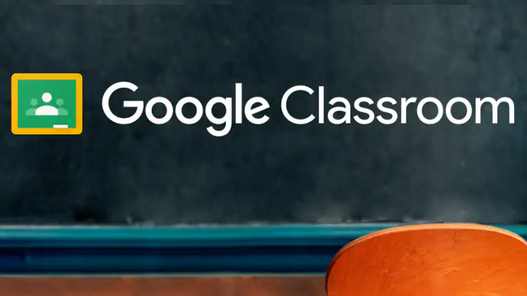 Google Classroom header