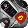 Keys simulator and cars sounds icon