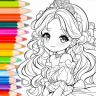 Jeux de doll coloriage icon