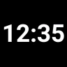 Widget d'horloge icon