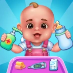 Baby Care & Babysitter Game icon