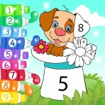Kids Coloring Book by Numbers icon