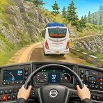 US Highway Bus drive 3D Game icon