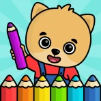 Ausmalen Spiele für Kinder icon