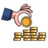 Contar Moedas e Notas: Caixa icon