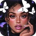 Black Color : Color By Number icon