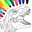 Dinosaurier malen für Kinder icon