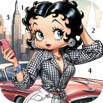 Retro Style Coloring Games icon