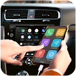 Mirror link car connector icon