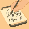 Lightbox draw - tracing paper icon