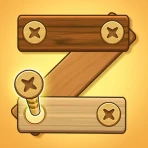 ねじパズル: 木のナットとボルト icon