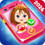 Pembe Prenses Bebek Telefonu icon
