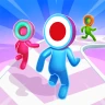 Layer Man 3D : course-collecte icon