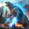 Destruição Cidade Titãs Kaiju