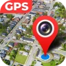 GPS-satelliet kaart navigatie icon