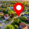 GPS de visão de satélite icon