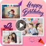 Fazer vídeo de aniversário icon