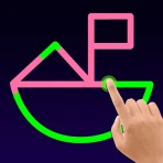 Disegna semplicemente la linea icon
