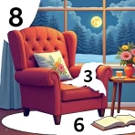 Interior Color by Number Book icon