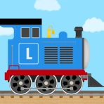 子供のためのレンガ列車ゲーム-子供の電車ゲーム列車鉄道ゲーム icon