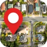 GPS Satellite View Earth Map icon