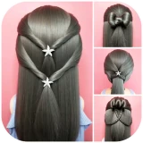 Hairstyles step by step icon