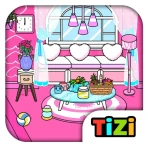 Tizi Stadt: Rosa Zuhause icon