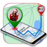 Phone number location tracker icon