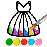 Coloration et dessin de robe icon