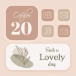 Widget 2025: Widget Esthétique icon