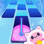 Cat Piano Tiles: 音楽ゲーム ボールゲーム icon