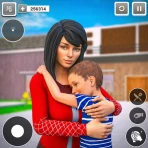 Jogo Virtual Solteira mamãe 3D icon