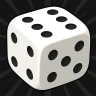Dobbelsteen: Simpel rollen icon