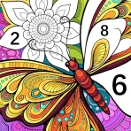 Tangle Color by Number Book icon