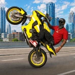 Wheelie Stunt Moto 3D icon