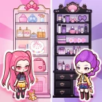 Kawaii Home Design デコールライフゲーム icon