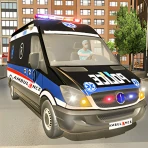 Police Ambulance 3d Game 2023 icon