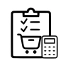 買い物リスト - 合計金額がわかる - 計算機能つき icon