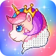 Pixel Coloring-Color by number icon