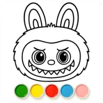 Gioco da colorare labubu icon
