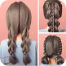 Easy hairstyles step by step icon