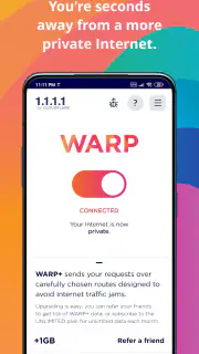 1.1.1.1 + WARP: Safer Internet screenshot 2