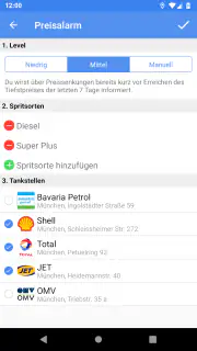 1-2-3 Tanken - Benzinpreise screenshot 6