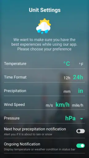 9Weather: Wettervorhersage screenshot