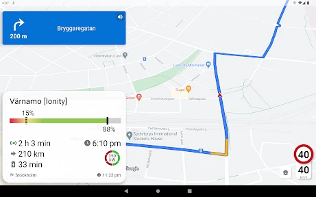 A Better Routeplanner (ABRP) screenshot