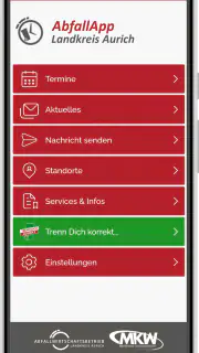 AbfallApp Landkreis Aurich screenshot 1