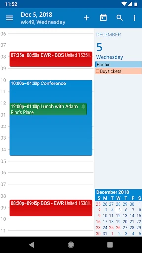 aCalendar+ Kalender & Tasks screenshot