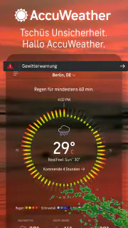 AccuWeather: Wetterradar screenshot 1